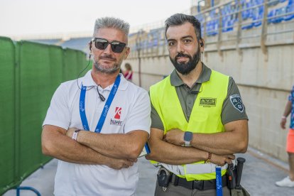 Emilio y Paco, staff de Salinas Sound. 