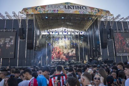 Imagen del primer día del Puro Latino Fest en Almería.