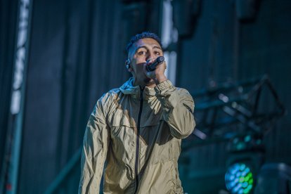 Actuación del rapero Morad.