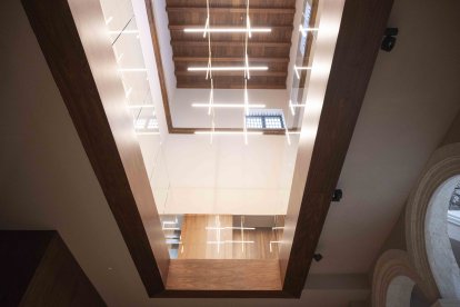 Techos de una de las estancias de la planta baja