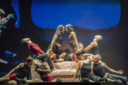 Aitana conquistó Roquetas de Mar en una noche marcada por el triunfo de España en la Euro.