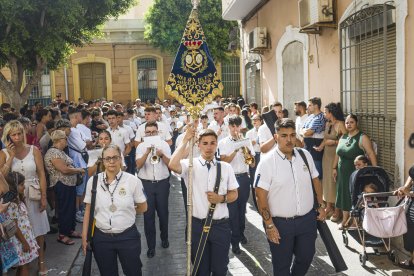 Los músicos de la Agrupación Musical Nuestra Señora del Mar.