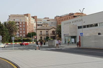 La estación intermodal ya está vacía