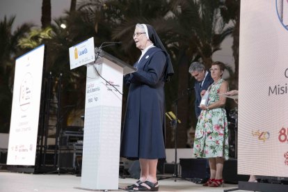 Sor Luisa Ana agradeció a todos por su colaboración y ayuda a quienes más lo necesitan.