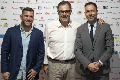 Joaquín Soriano, Jesús González, de Seidor, y Ricardo Céspedes.