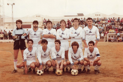 Defendiendo la portería del Albox.