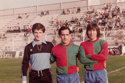 Cayuela, Jeromo y Simón en el Franco Navarro.