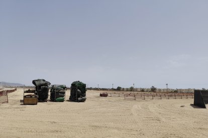 Preparativos a toda marcha para el Dreambeach 2024.