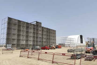 Preparativos a toda marcha para el Dreambeach 2024.