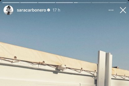 Sara Carbonero da a conocer por Instagram su ubicación en Casa Pepe.