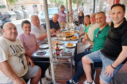 El reencuentro con los compañeros del Poli Almería.