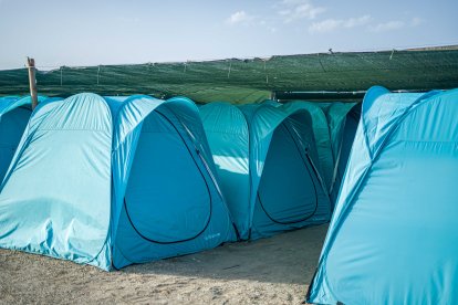 Tiendas de alquiler en el Dreambeach.