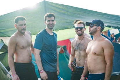 Dreamers en la zona de la acampada.