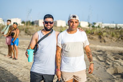 Dreamers en la zona de la acampada.