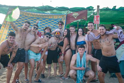 Dreamers en la zona de la acampada.