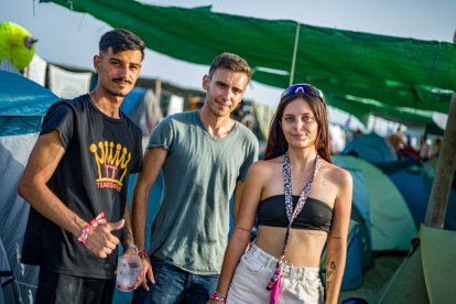 Dreamers en la zona de la acampada.