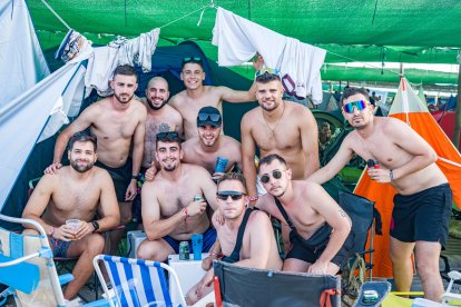 Dreamers en la zona de la acampada.