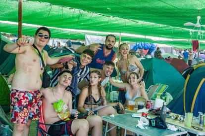 Dreamers en la zona de la acampada.