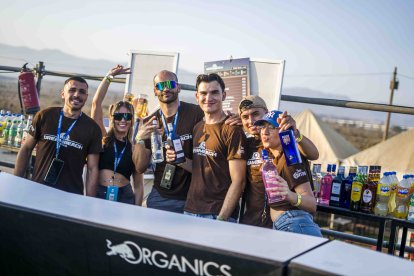 Camareros granadinos del VIP.