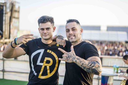 Los creadores de contenidos y deportistas de parkour Álex Segura y Fran Lorenzo.