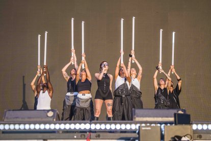 Actuación de Nicki Nicole.