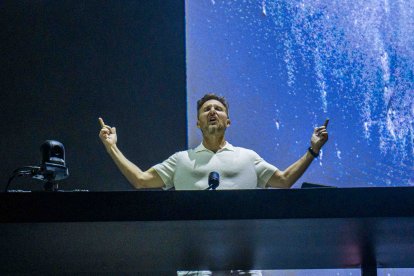 Uno de los momentos más esperados de la noche: la actuación de David Guetta.