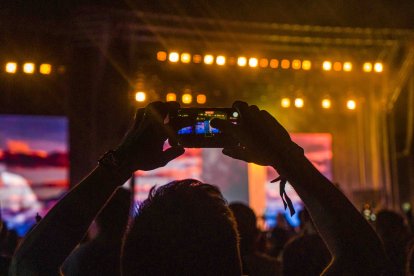 Capturando el momento.