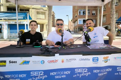 De izquierda a derecha: Samuel Cilla, Alfredo Casas y José Cilla. | Bego Cánovas