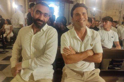 Mohamed El Assy y el míster Rubi. 