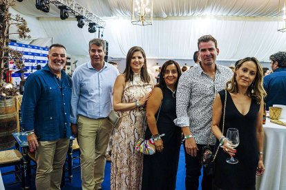 Paco Llave, médico de Urgencias de El Toyo; José Ignacio García, constructor; Belén García, de UNED Almería; Susana Uroz, de Cajamar; Nicolás Giménez, empresario.