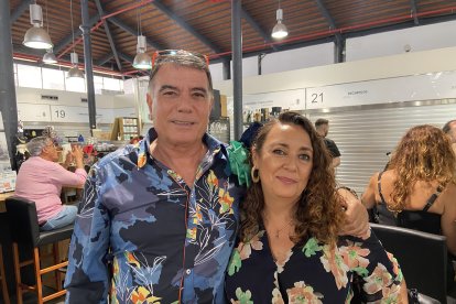 Juan Matarín y Raquel Márquez, componentes del grupo Virgen del Mar Almería.