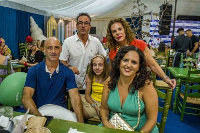  Magdalena Payán, Sara Martínez, Luis Moreno, Elena Moreno e Ismael García.