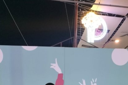 Betty y Margarita disfrutando el viernes del primer día de Feria.