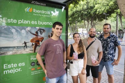 Pepe alcalde, Diana campos, Víctor López y Javier Herrero.