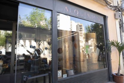 Entrada del restaurante Alquímico.