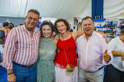 José Luis Molina, Quina Pérez, Isa Sánchez y Rafa Núñez.