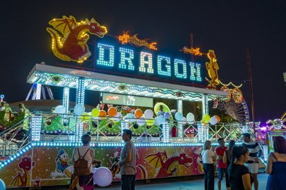 Zona de atracciones del Recinto Ferial.