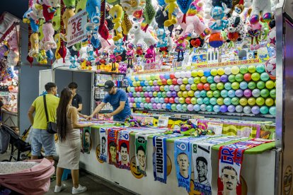 Zona de atracciones del Recinto Ferial.