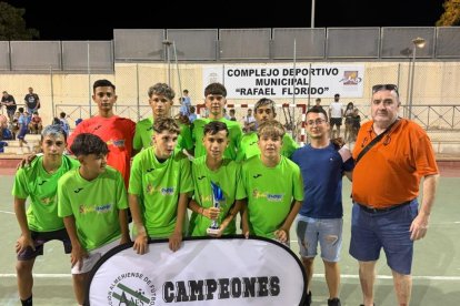 El Puche FS. siendo campeón de la categoría cadete.