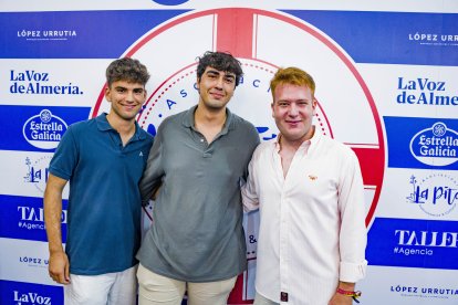 Pedro Acosta Berenguel, Alejandro Úbeda Tapia y Adrián Colomera Cañizares.