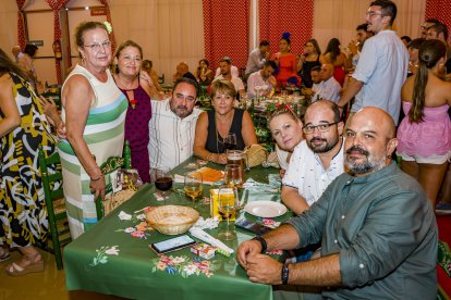 José Felices, Miguel Moreno, Carmen Jiménez, Paqui Alonso, Elisa Ortega, Francisco Sánchez y Pepi García.