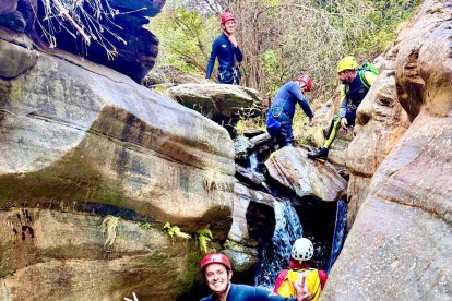 El presidente de la Diputación durante esta ruta.