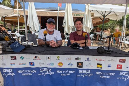 Alfonso Muñoz ayer durante la entrevista realizada ayer en la Cadena SER Levante.