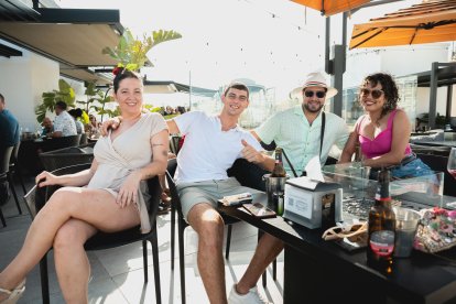 Laura Soriano, Javier Baeza, Daniel Moya y Yunieth Oporta.