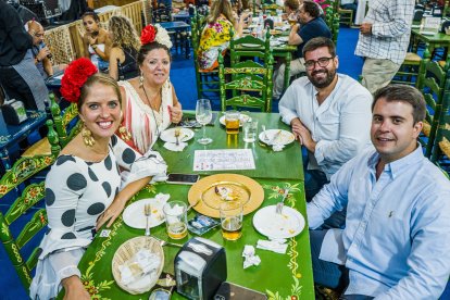 María del Mar Hueso, Aurora Miras, Paco Hueso y Juan Lucas López.