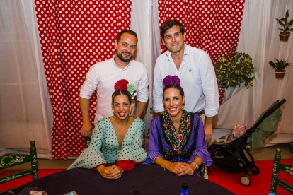 Dánae González, Rosa María López, Luis José Martínez y Nicolás Muela.