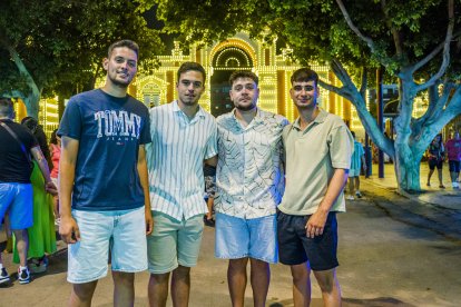 Alex, Fran, Maxi y Mario de El Toyo.