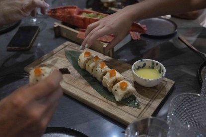 Presentación de uno de los platos de Alquímico.