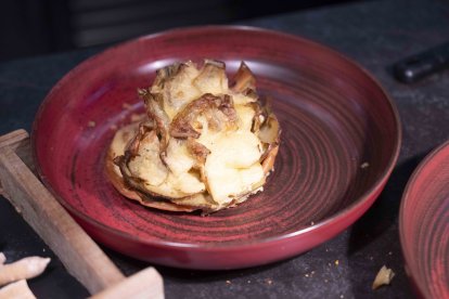 Presentación de uno de los platos de Alquímico.