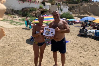 Los ganadores de una comida en Tijuana Burger.